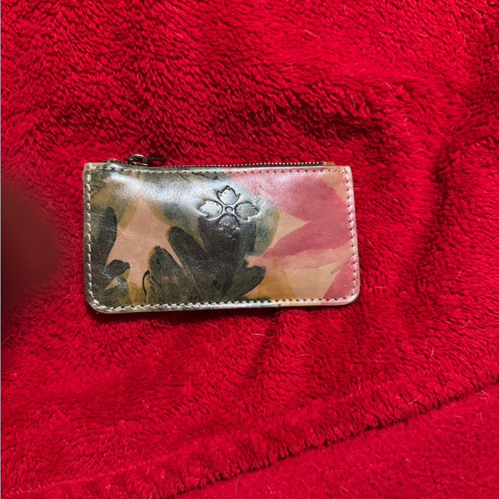 Floral Leather Card Holder Patricia Nash